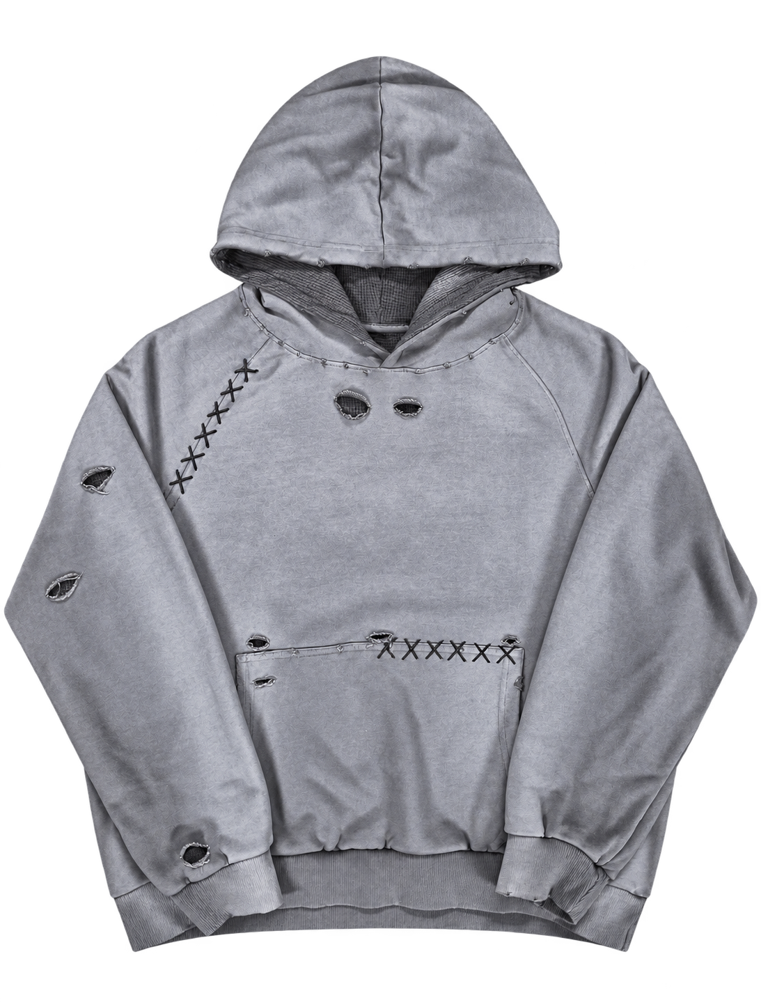 Distressed — Gray — Front