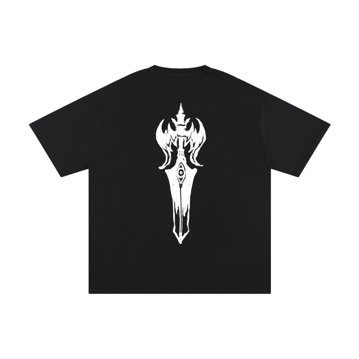 Roaring Knight Tee - Black — Back