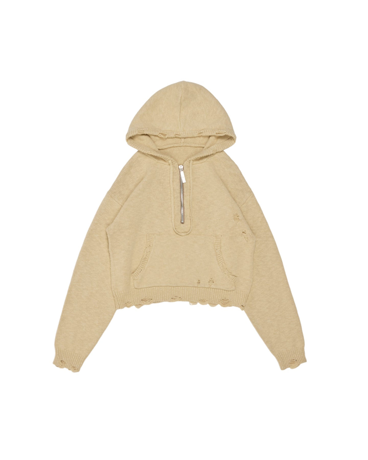 Beginner Half Zip Sweater — Dune