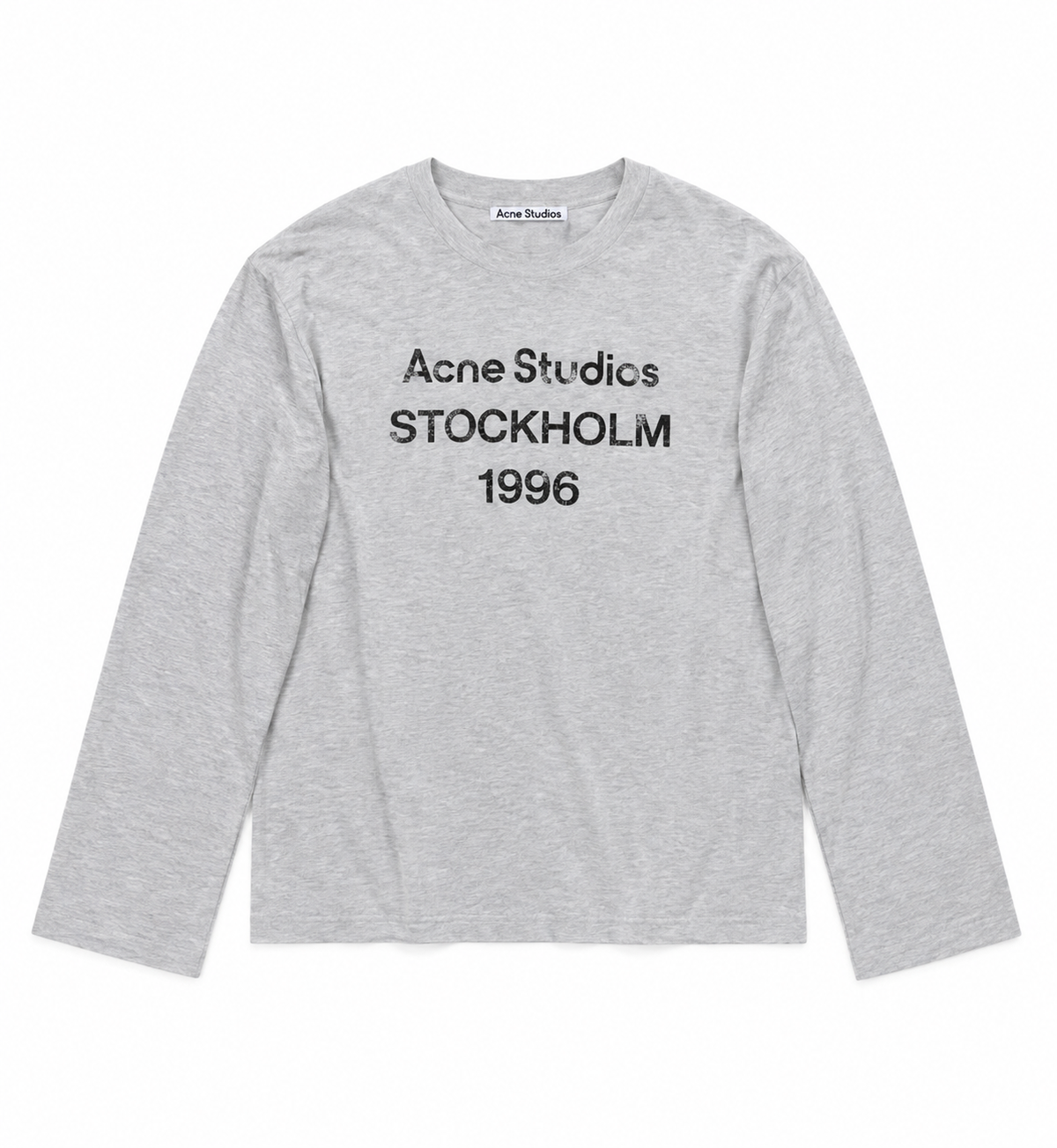 Heather Gray long sleeve — Front
