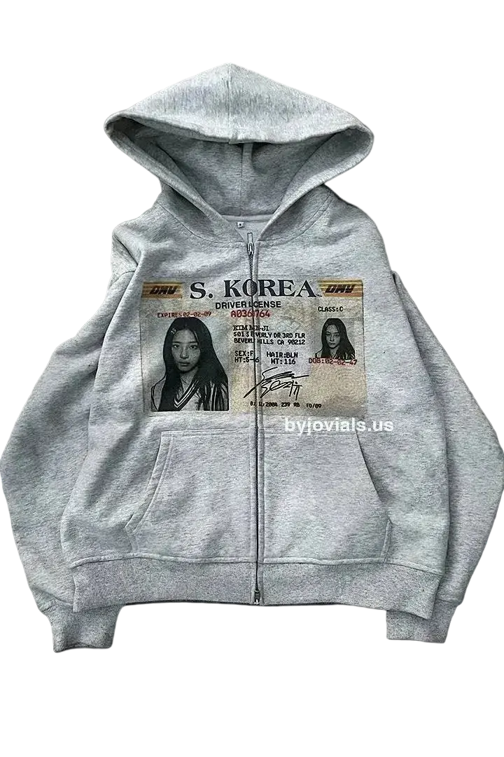 Minji ID Zip Hoodie