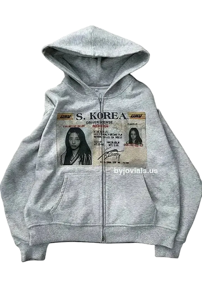 Minji ID Zip Hoodie