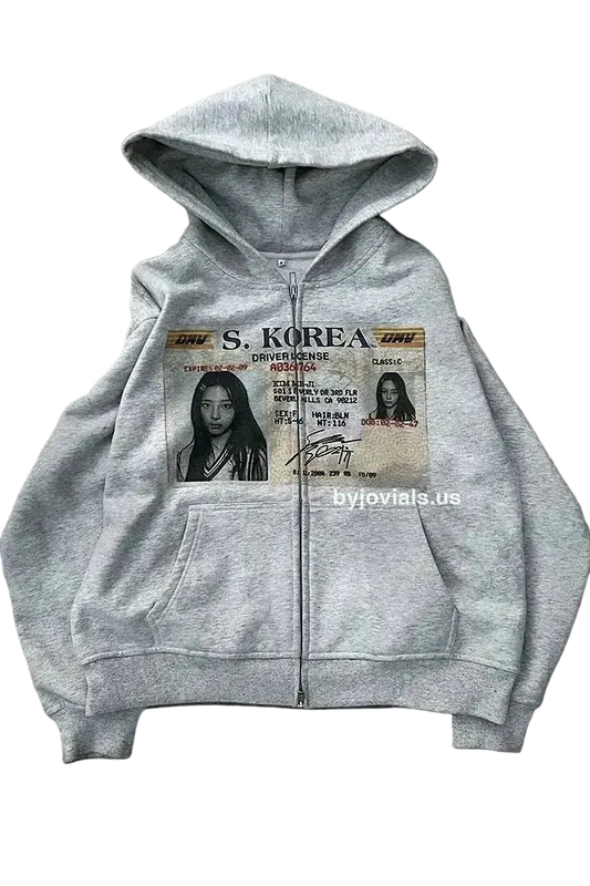 Minji ID Zip Hoodie