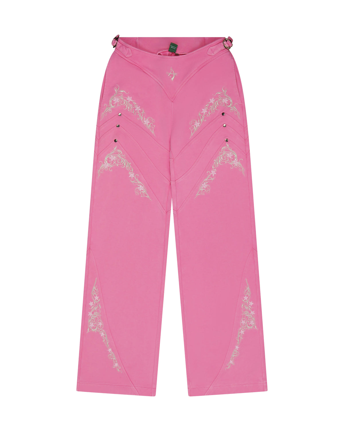 Armored Embroidered Set - Pink Pants