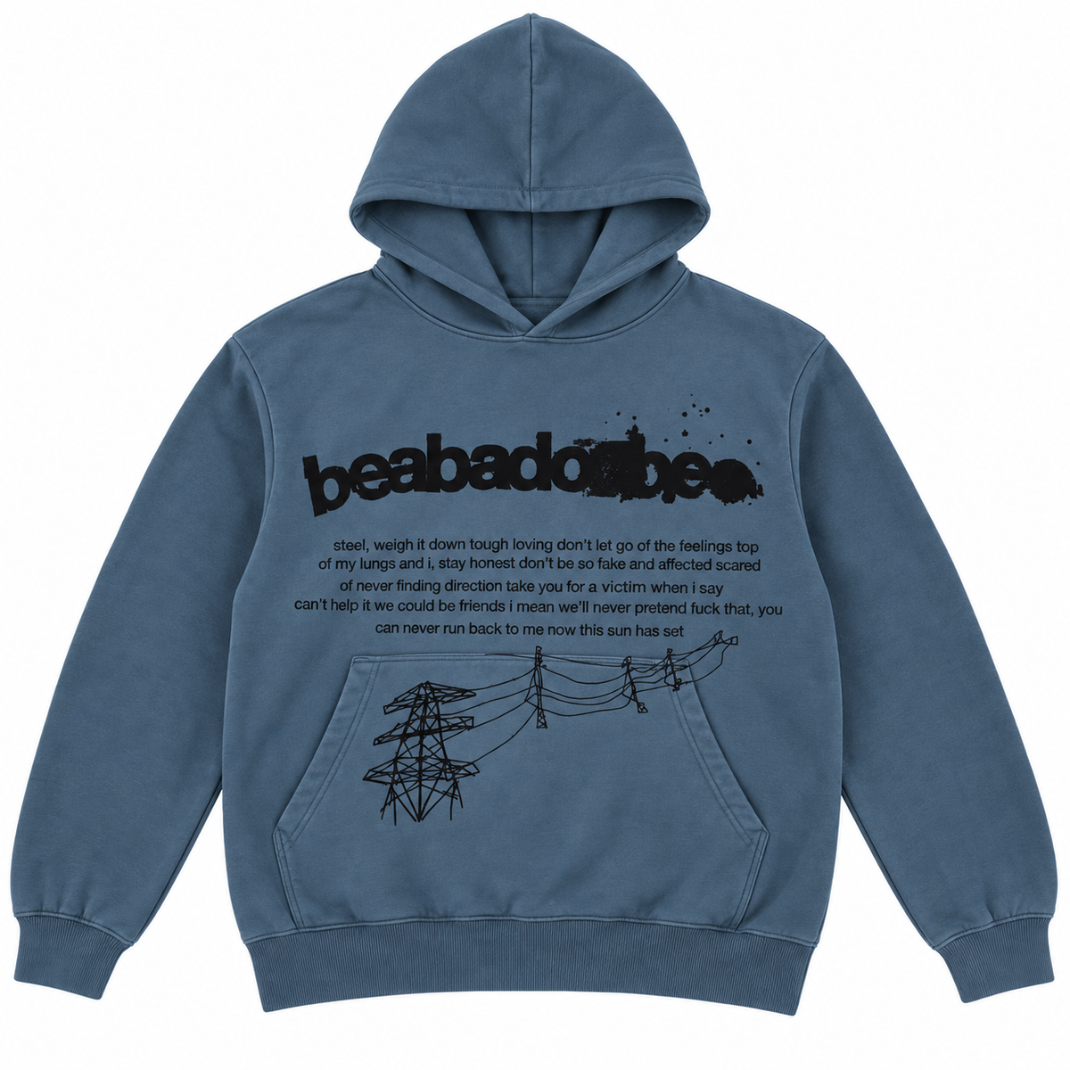 Powerlines Hoodie - Blue
