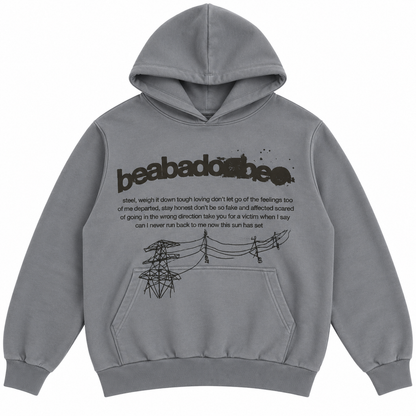 Powerlines Hoodie - Gray