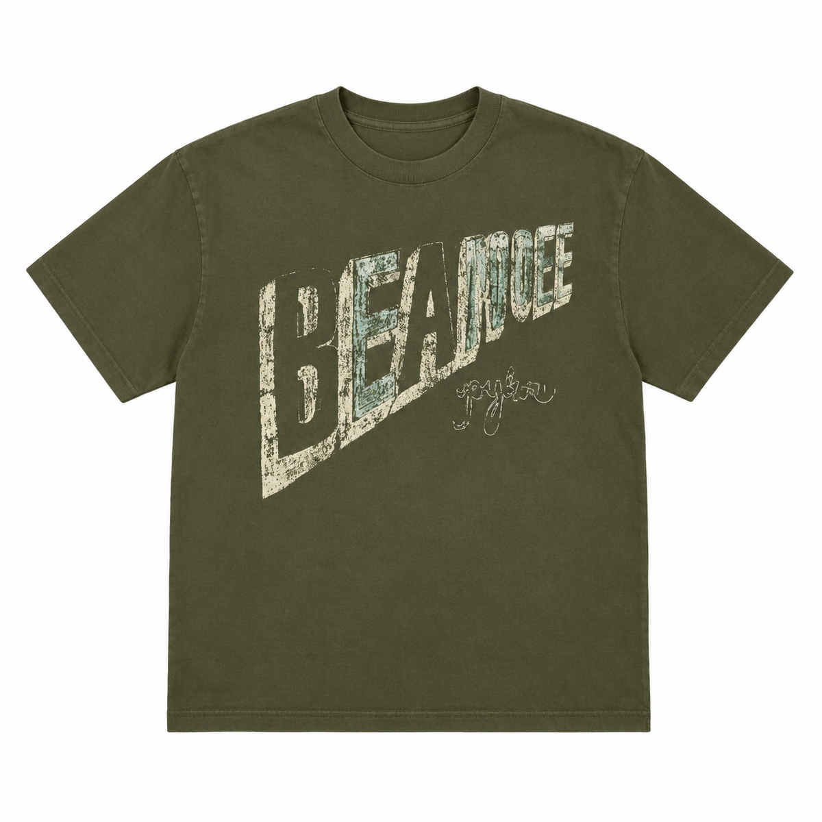 Heavy Graphic Tee - Olive