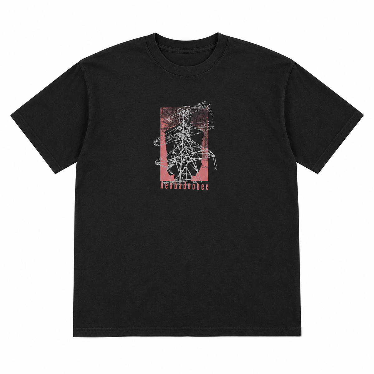 Powerlines Tour Tee - Black