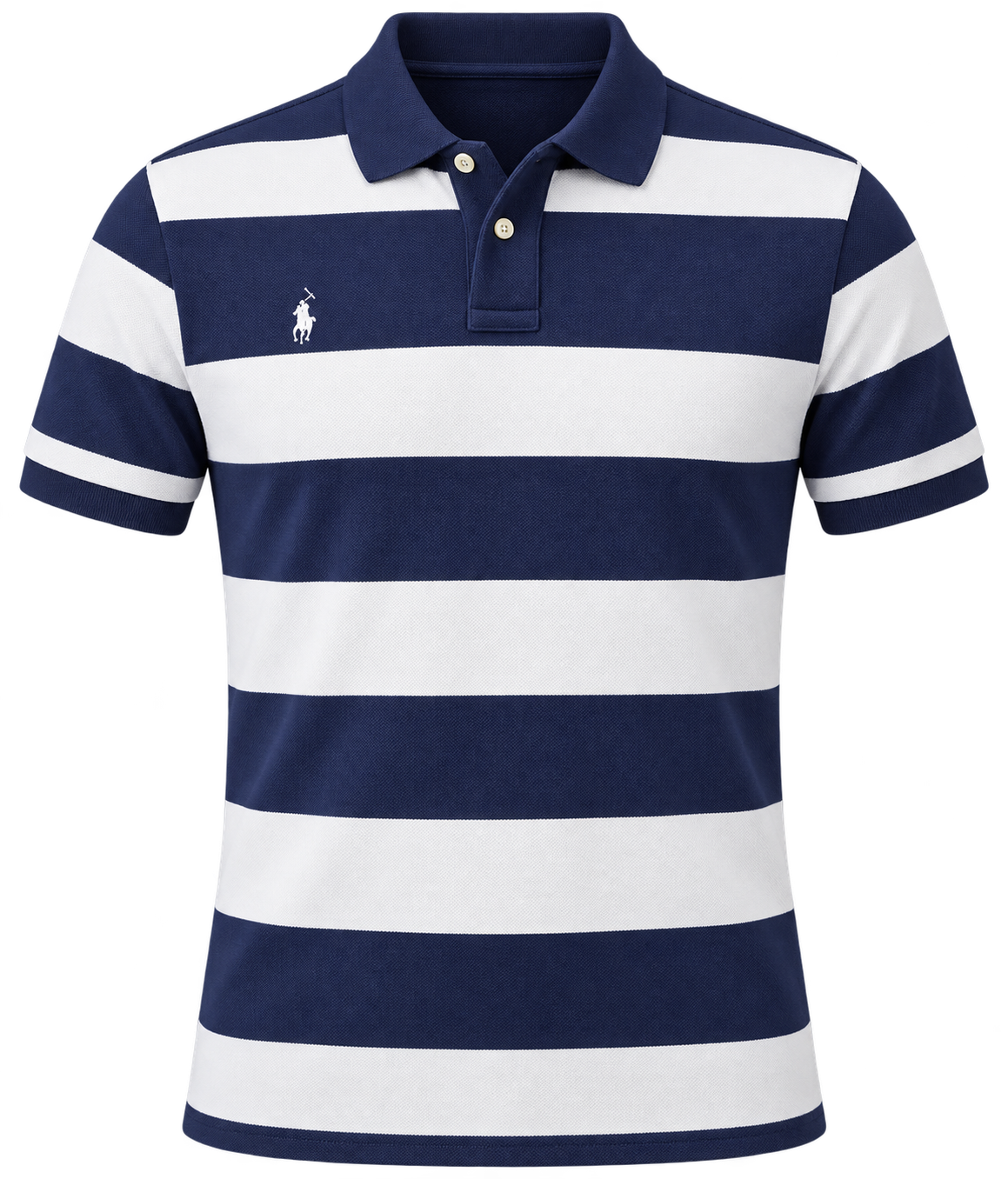 Navy White Stripe — Front