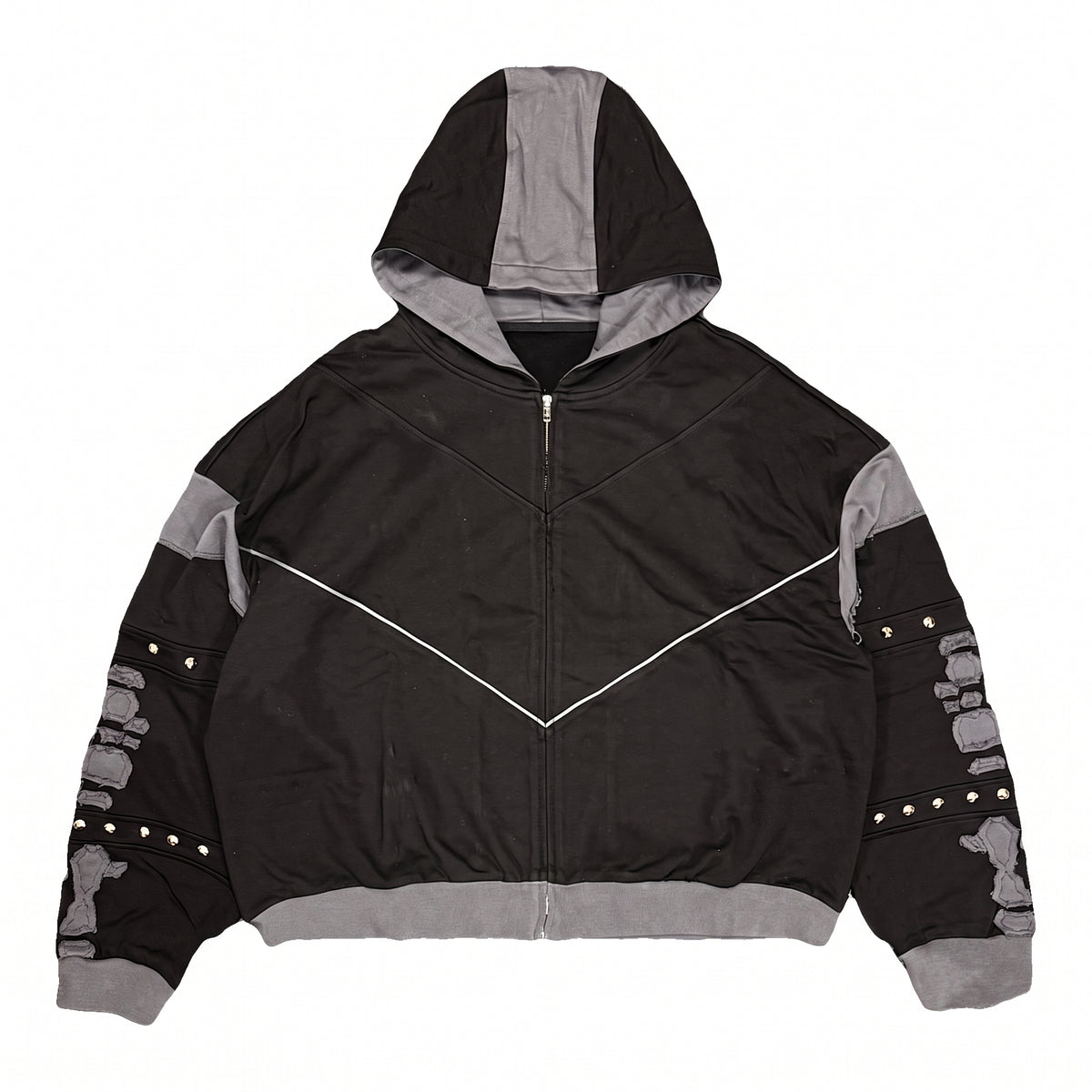 Black Warrior Zip Hoodie