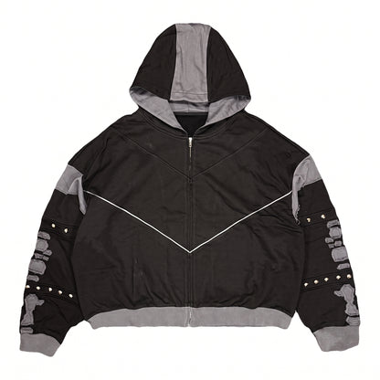 Black Warrior Zip Hoodie