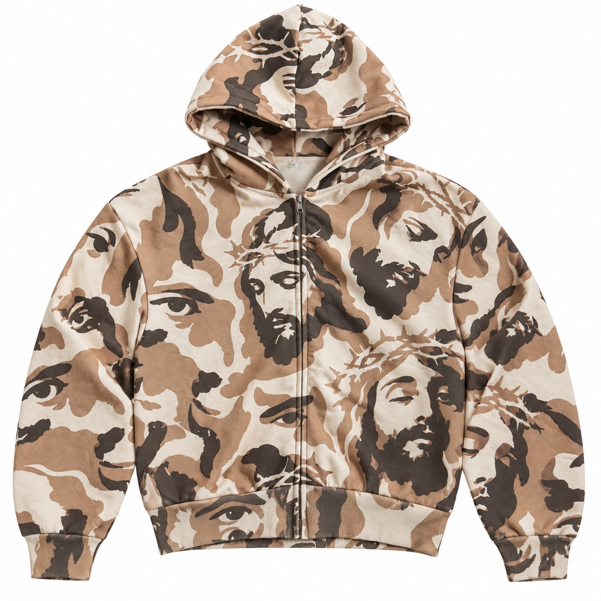 Jesus Camo Zip - Desert