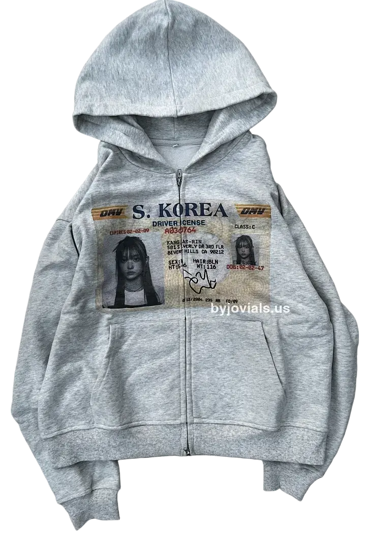 Haerin ID Zip Hoodie