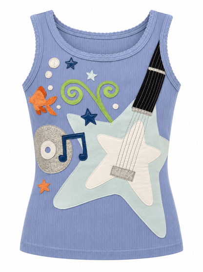 Blue - Pale Star Top