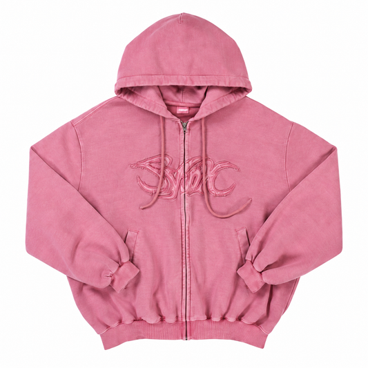 Pink SMCU Zip Hoodie