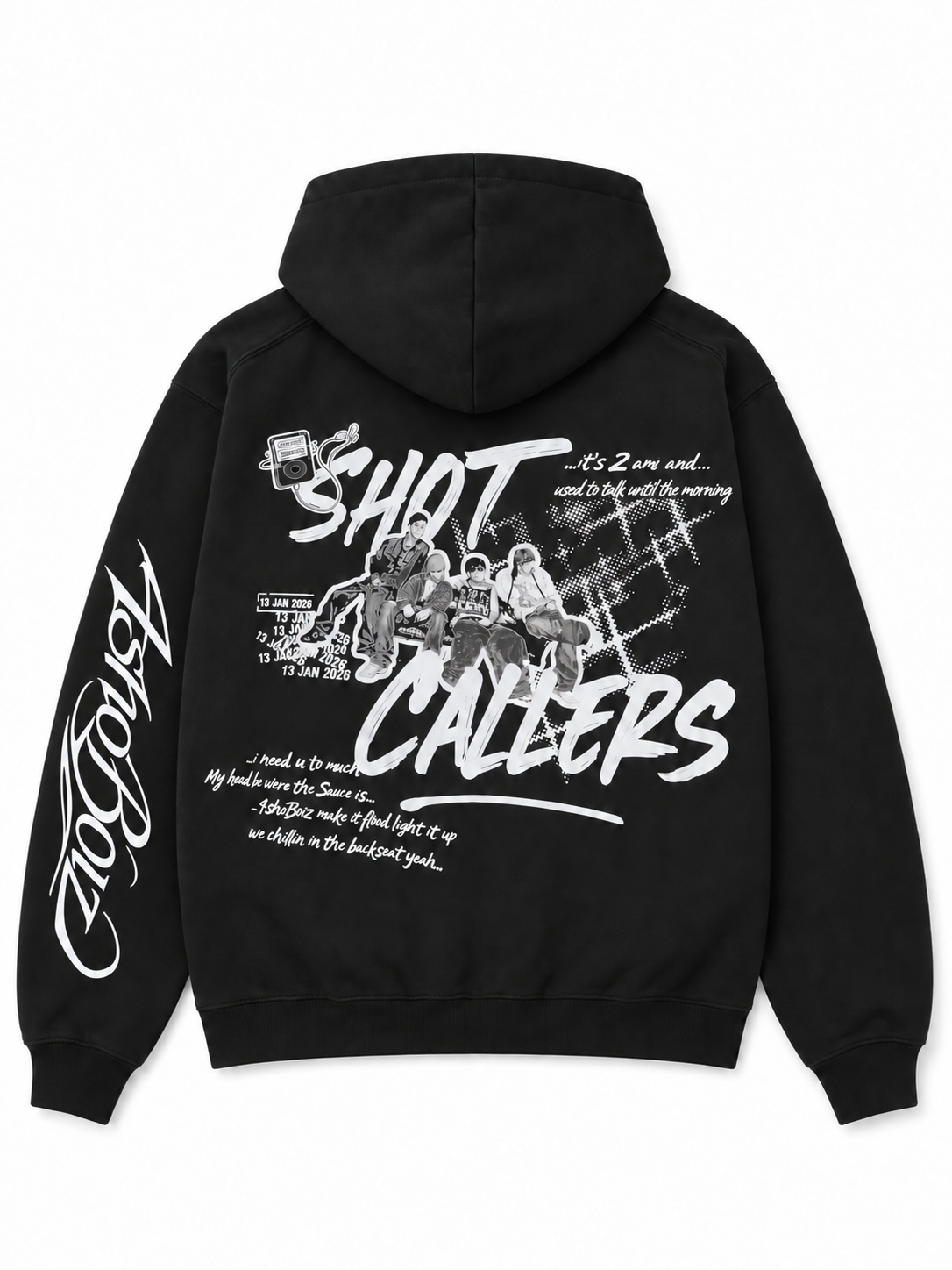 Shot Hoodie - back view