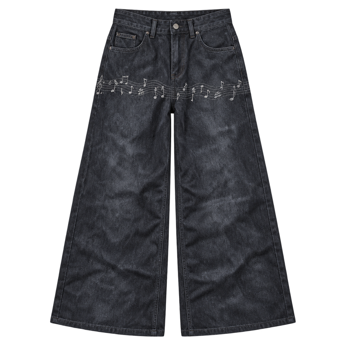 Black Music Jeans — Front