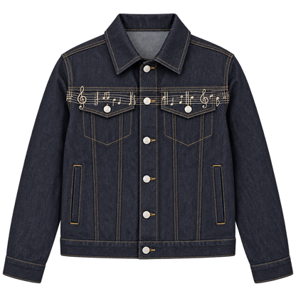 Navy Music Jacket — Front