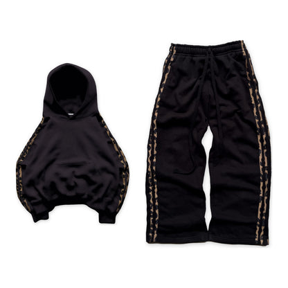 Noire black set hoodie and sweats
