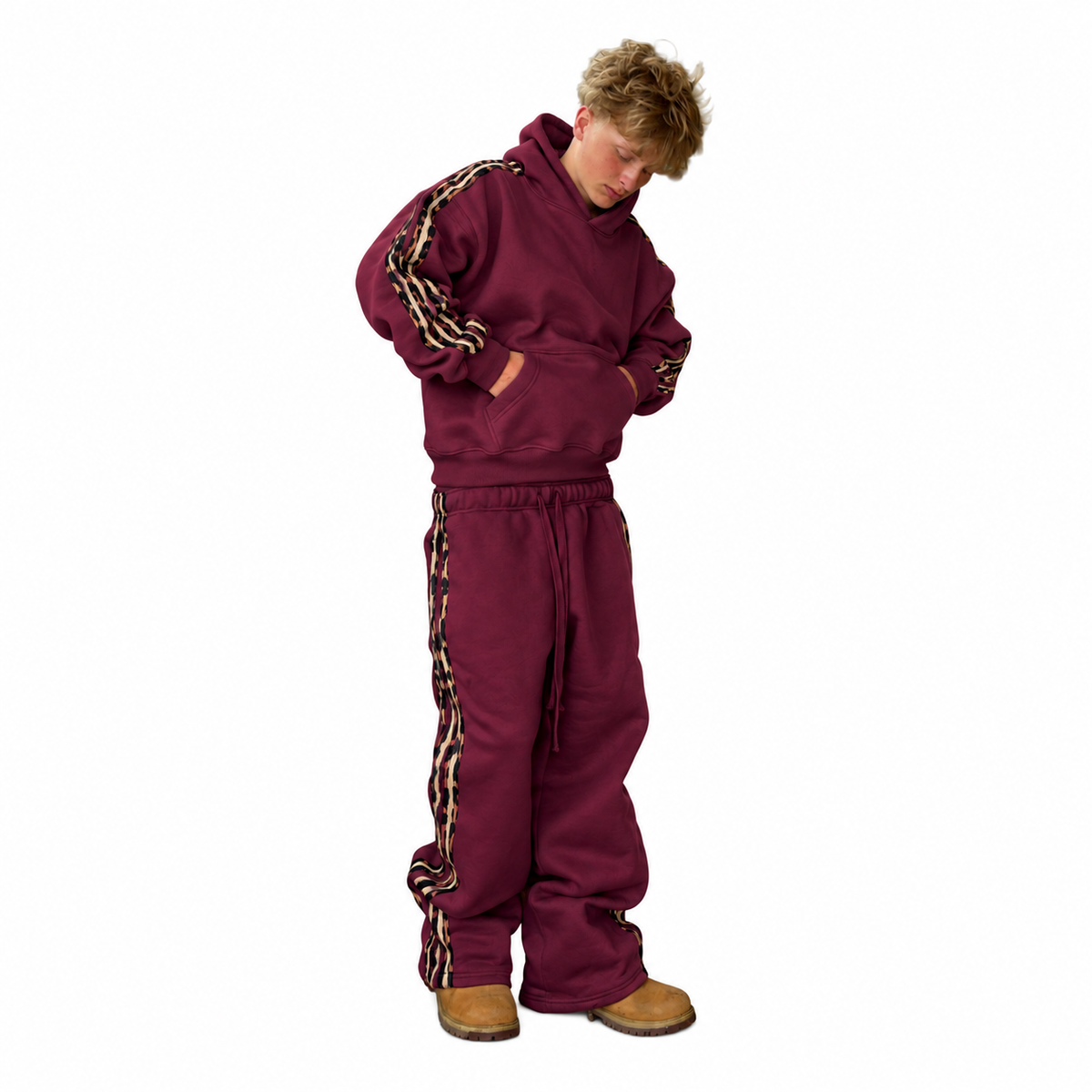 Burgundy Sweats