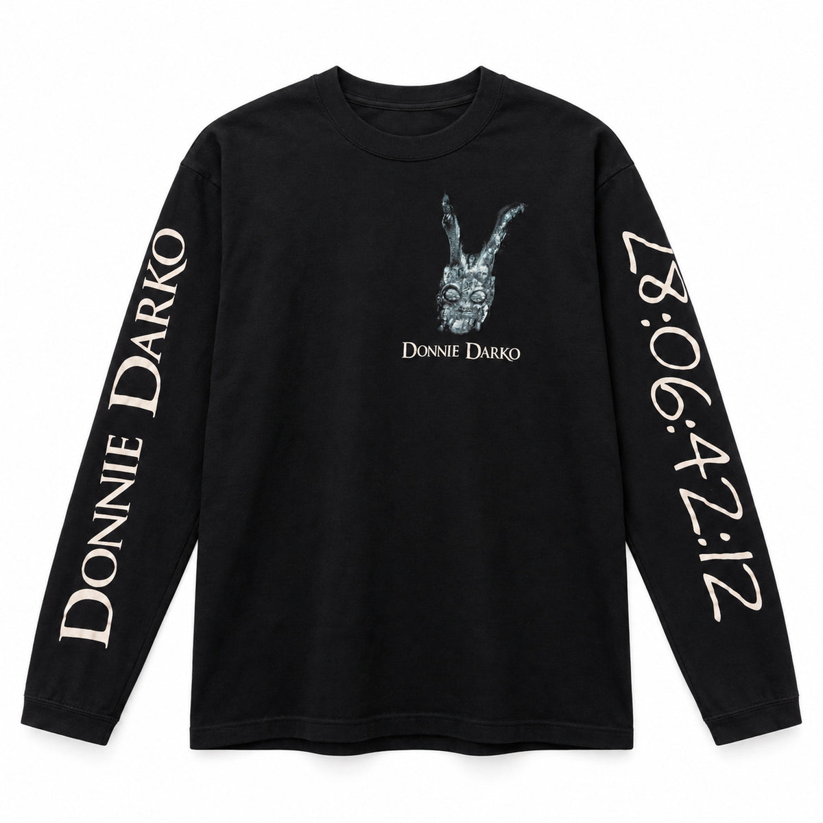Black Rabbit Long Sleeve — front and printed sleeves