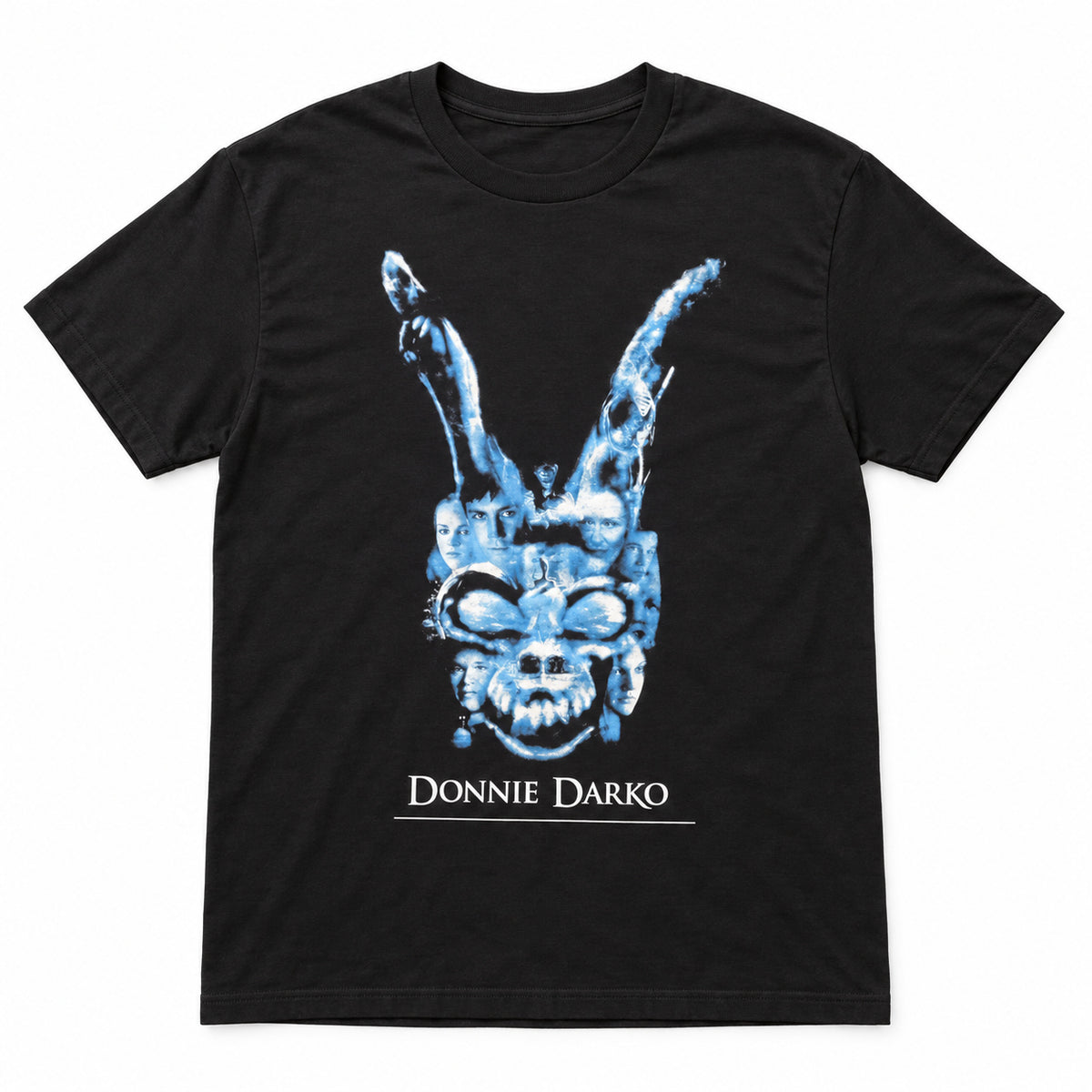 Black Rabbit Front Print Tee — front