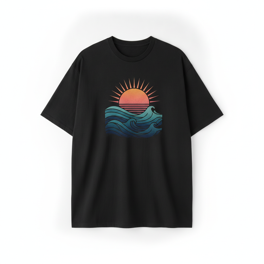 Sunset Wave Tee