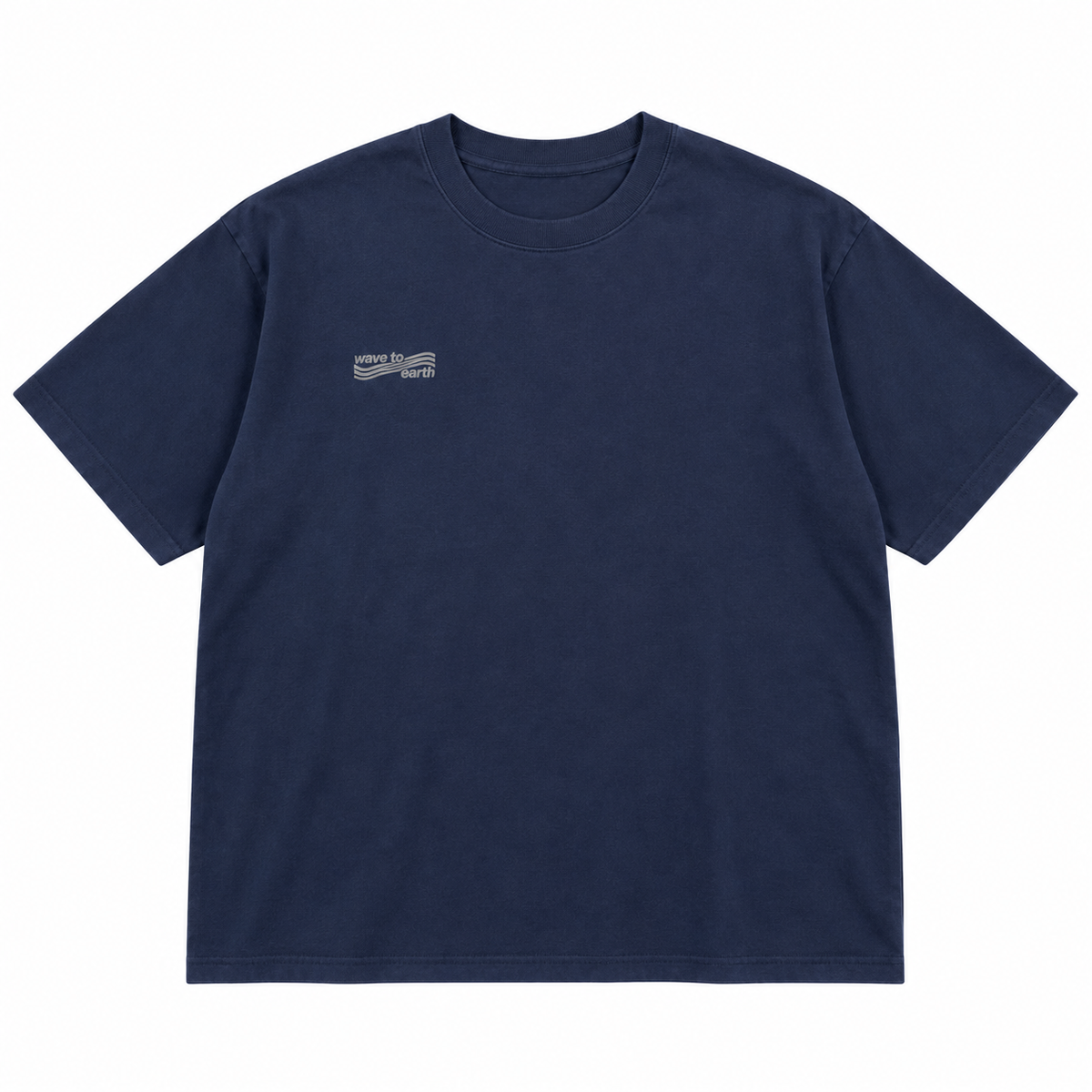 Tee - Navy Bad Pieces (front)