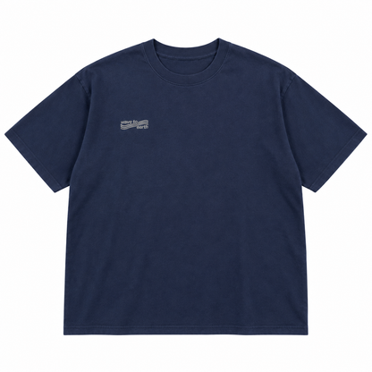 Tee - Navy Bad Pieces (front)