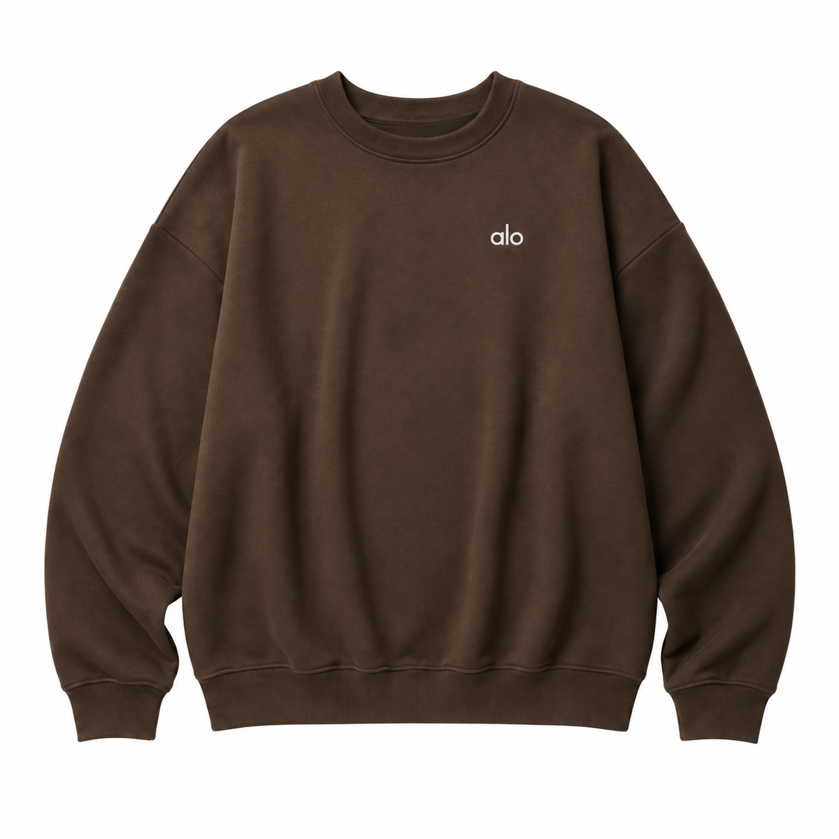 Crewneck Top — Espresso Brown — Top only