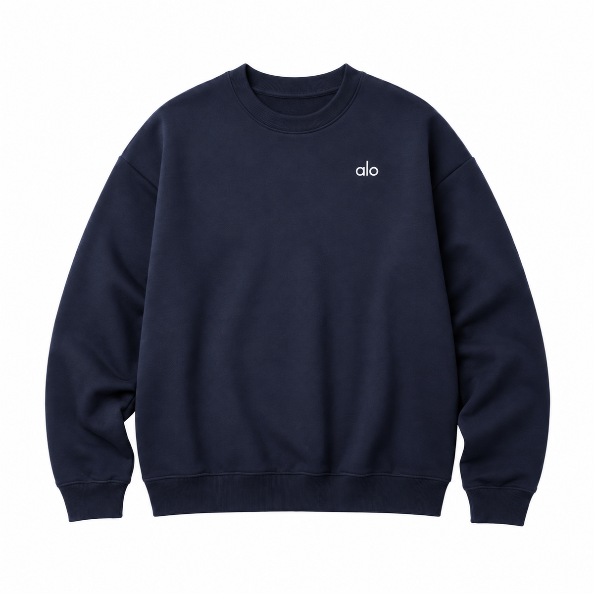 Crewneck Top — Midnight Navy — Top only