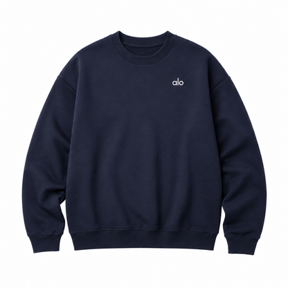 Crewneck Top — Midnight Navy — Top only