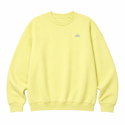 Crewneck Top — Butter Yellow — Top only