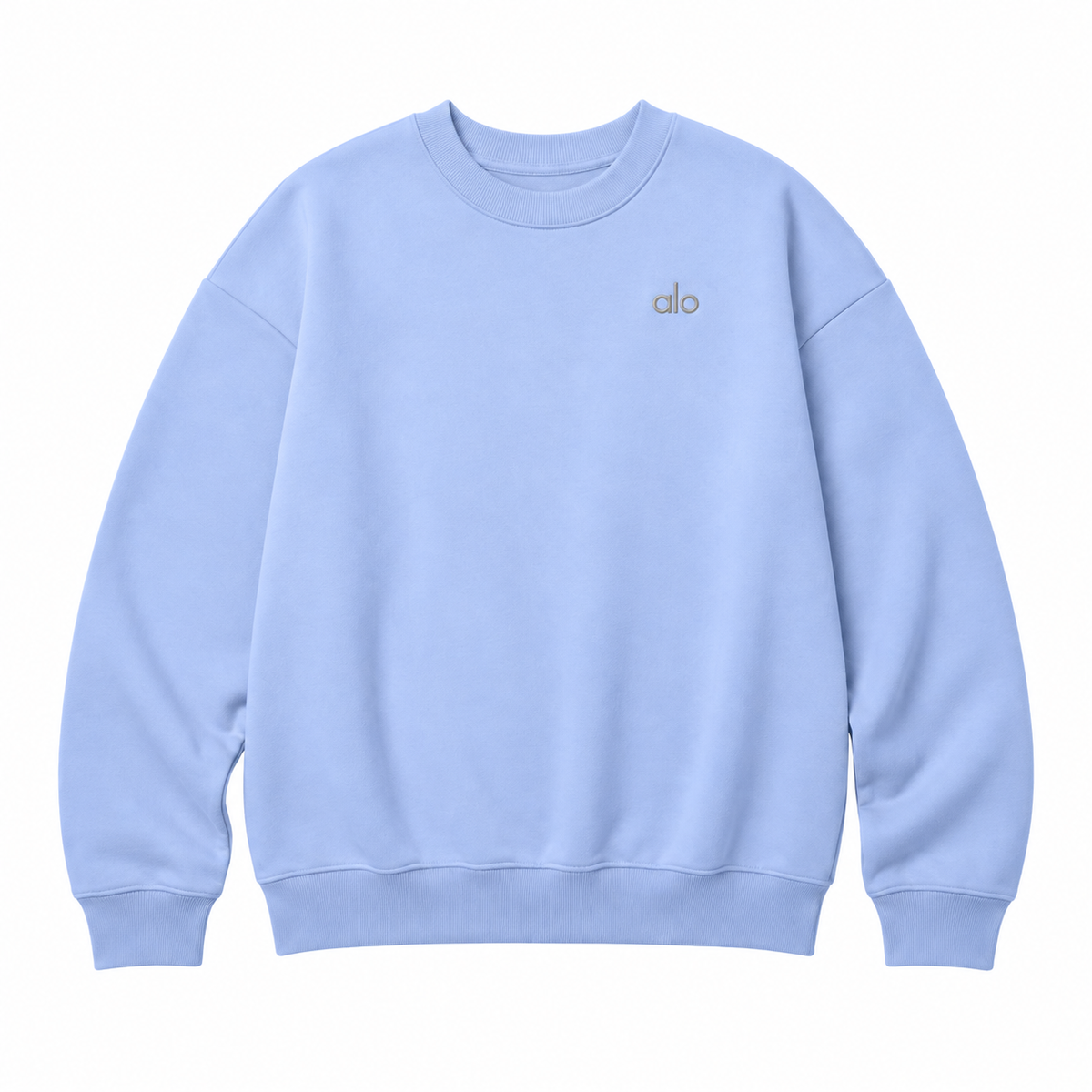 Crewneck Top — Powder Blue — Top only