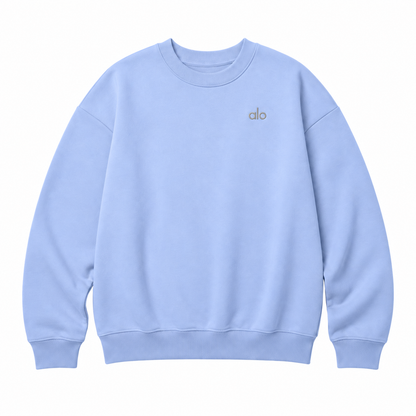 Crewneck Top — Powder Blue — Top only