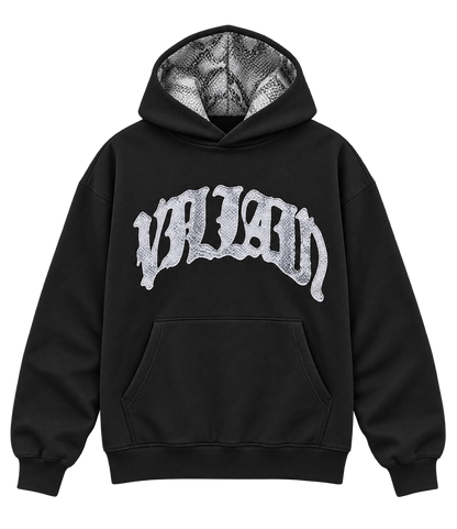 Black / Gray Cobra — Hoodie — Front