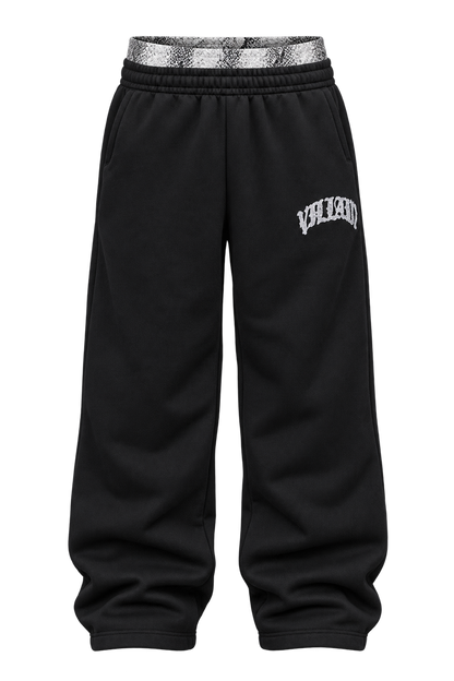 Black / Gray Cobra — Pants — Front