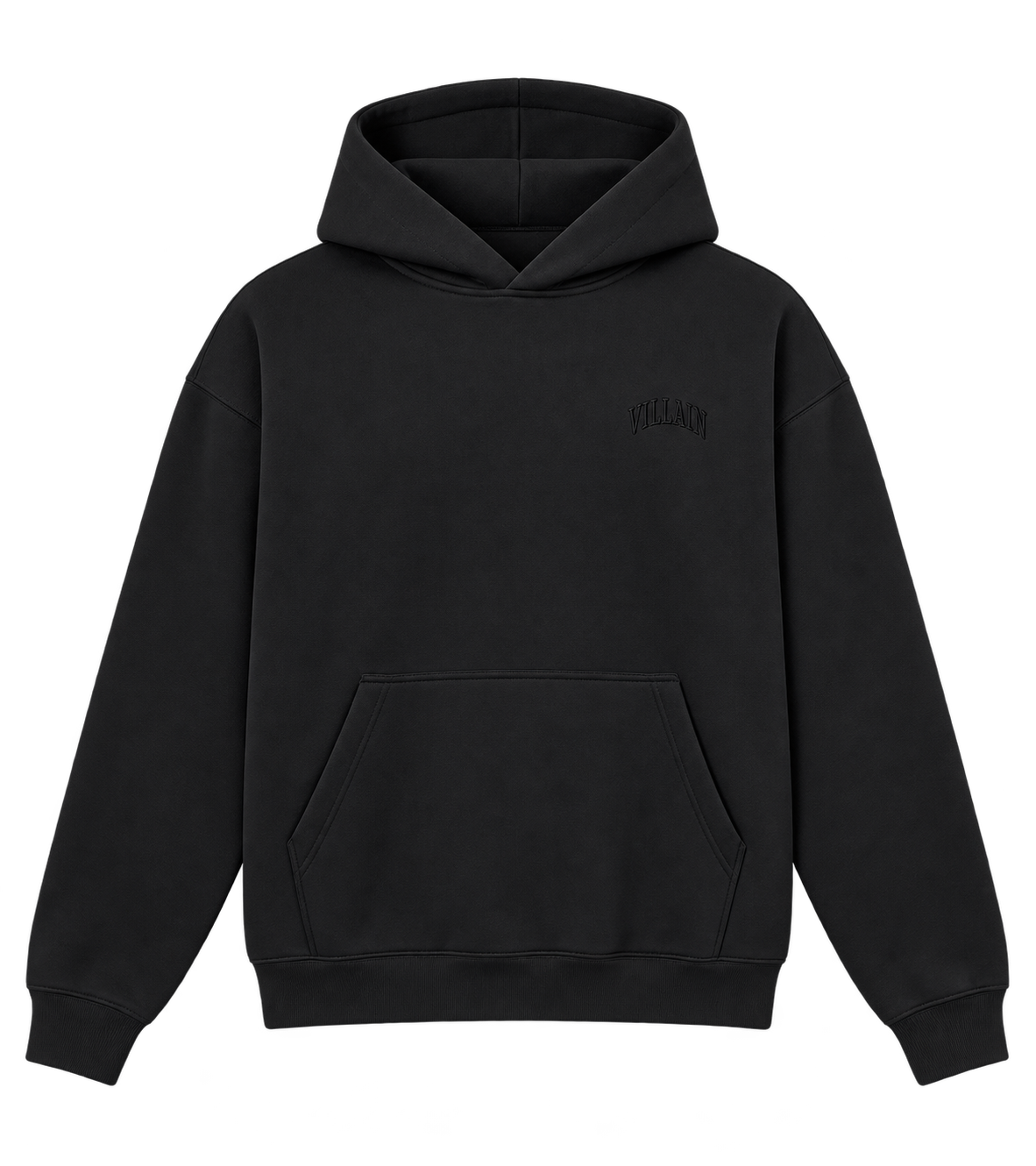 Classic — Black — Hoodie — Front