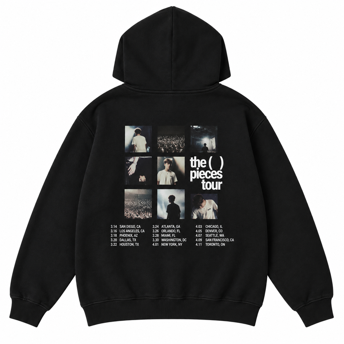 Hoodie - Black Tour Collage