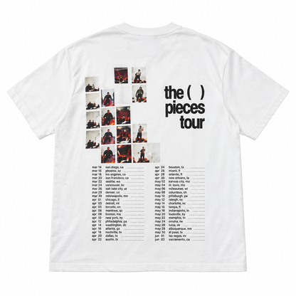Tee - White Tour Collage
