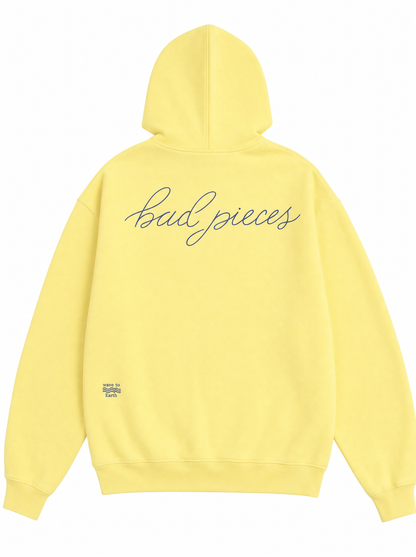 Zip Hoodie - Yellow Bad Pieces